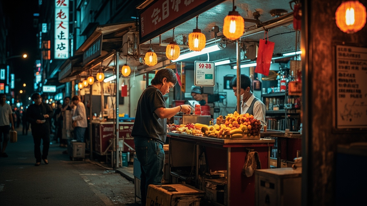 王先生摊位现场